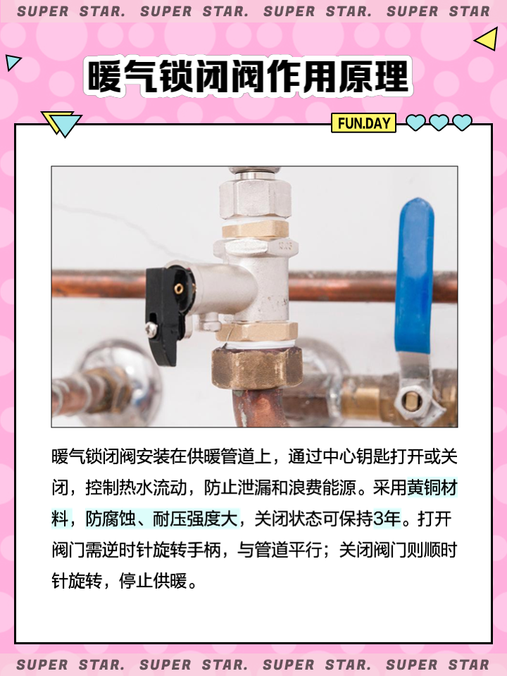 暖氣鎖閉閥